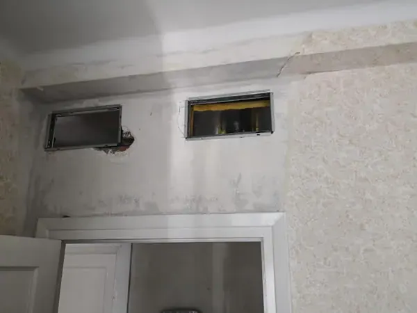 Rejilla de conductos en pared