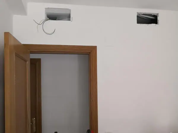 Rejilla integrada en el falso techo
