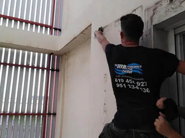 Trabajos en fachada