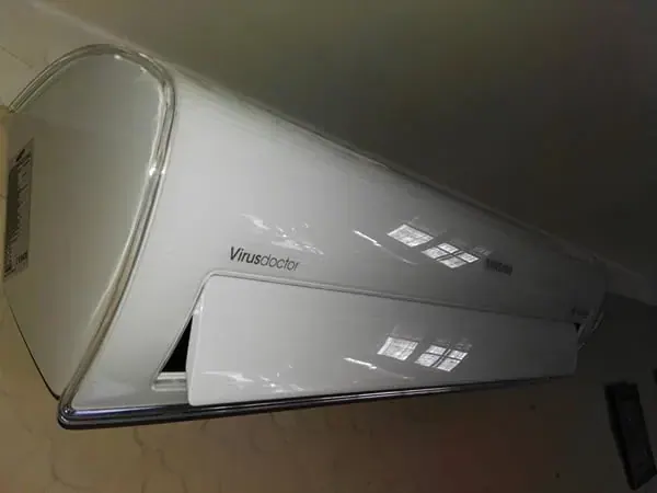 Split de pared en vivienda